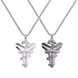 New Hand Made Kobe Bryant Mamba Snake Chain/Necklace Bundle of 2 With 4 Posters!